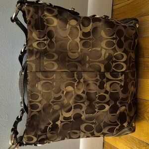 Large Brown Coach Purse